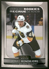 2021-22 O-Pee-Chee Platinum Marquee Rookies #283 Jonas Rondbjerg Vegas
